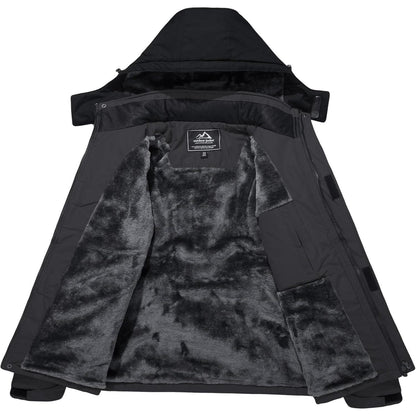 Herren Winter Skijacke Fleece Softshelljacke Wasserdicht