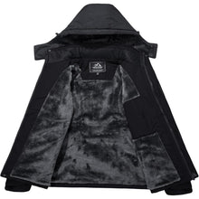 Herren Winter Skijacke Fleece Gefüttert, Wasserdicht
