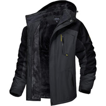 Herren Winter Skijacke Fleece Gefüttert Outdoorjacke
