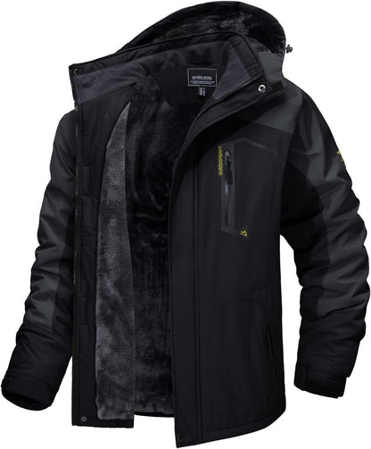 Winter Skijacke Herren Fleecefutter Softshelljacke windsdicht