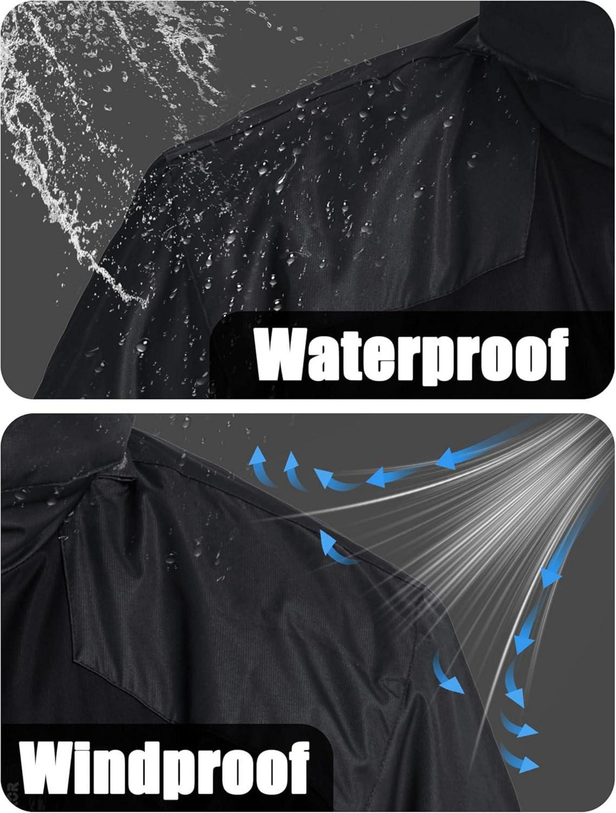 Herren Winter Skijacke Fleece Gefüttert Outdoor Jacke Wasserdicht Atmungsaktiv