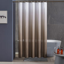 Duschvorhang Textil Anti-schimmel Wasserdicht Polyester Weiß Taupe