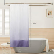 Schmaler Duschvorhang Polyester Lila 90x180 Wasserabweisend