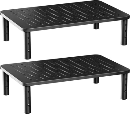Monitorständer höhenverstellbar belüftetes Netz für Computer