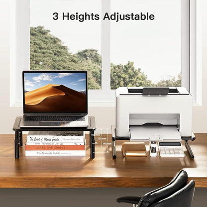HUANUO Monitorständer 2er Pack, höhenverstellbarer