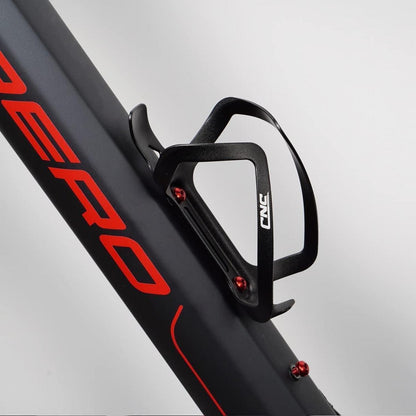 CNC Fahrrad Flaschenhalter 2er-Set, Aluminium Schwarz