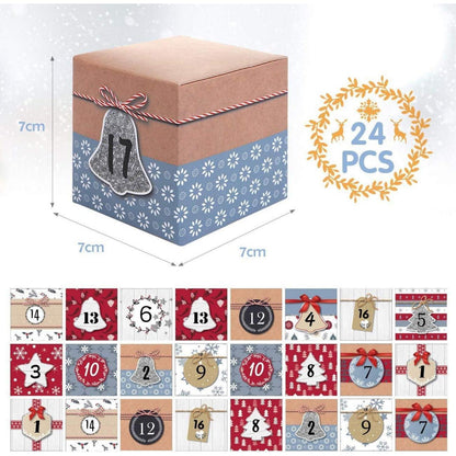 Adventskalender zum Befüllen Box 24 Weihnachtskalender