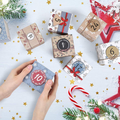 Adventskalender zum Befüllen Box 24 Weihnachtskalender