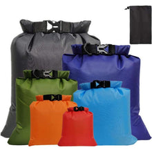 6er Set wasserfeste Trockenbeutel für Wassersport und