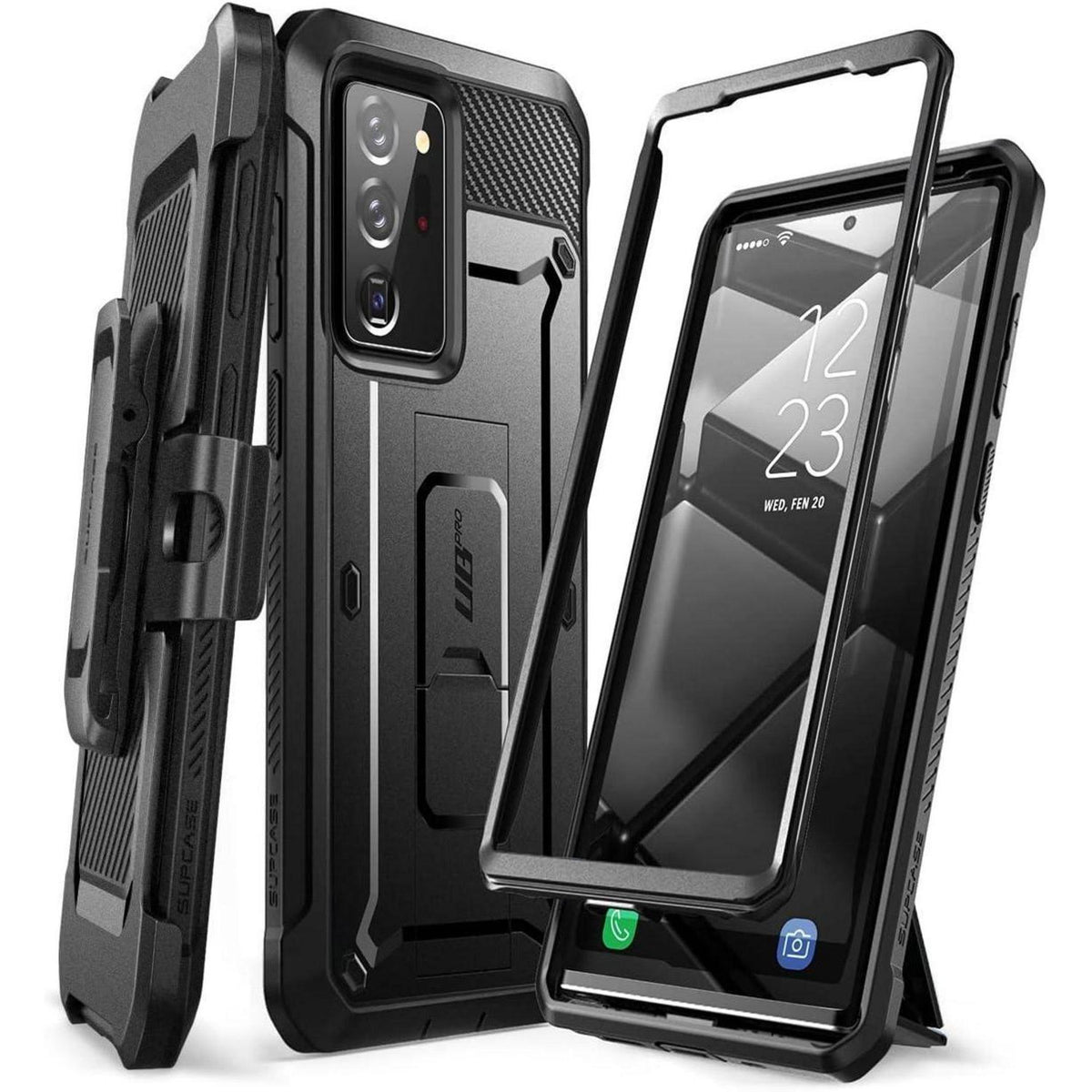 Outdoor Hülle für Samsung Galaxy Note 20 Ultra mit Gürtelclip