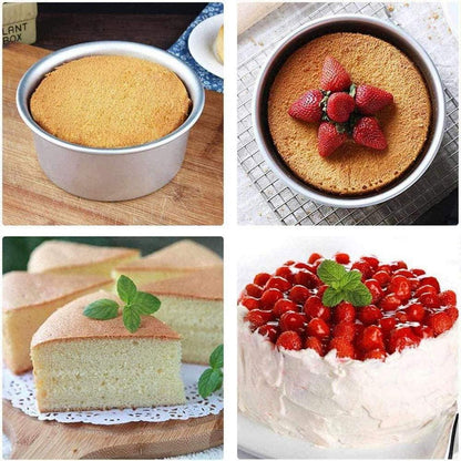 Mirrwin Runde Cake Moulds Kuchenform Backformen Set 6 Zoll 8 Zoll