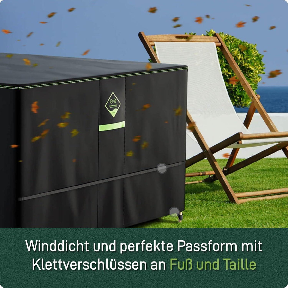 Gartenmöbel Abdeckplane 245x160x71cm | Winterfest & Wasserdicht
