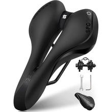 SPGOOD Fahrradsattel Gel Ergonomisch Wasserdicht 27 * 16cm
