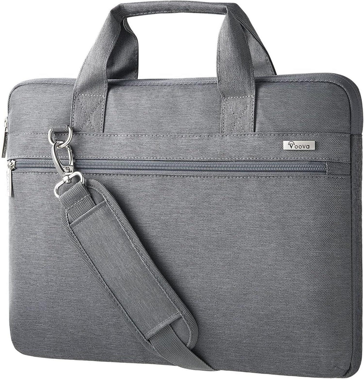 Voova Laptoptasche 360°Schutz 17,3 Zoll Wasserdicht Grau