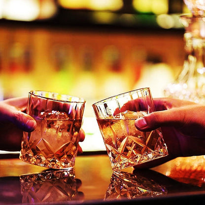 Whisky Gläser 4er Set | 320ml Kristallglas | Geschenk für Männer
