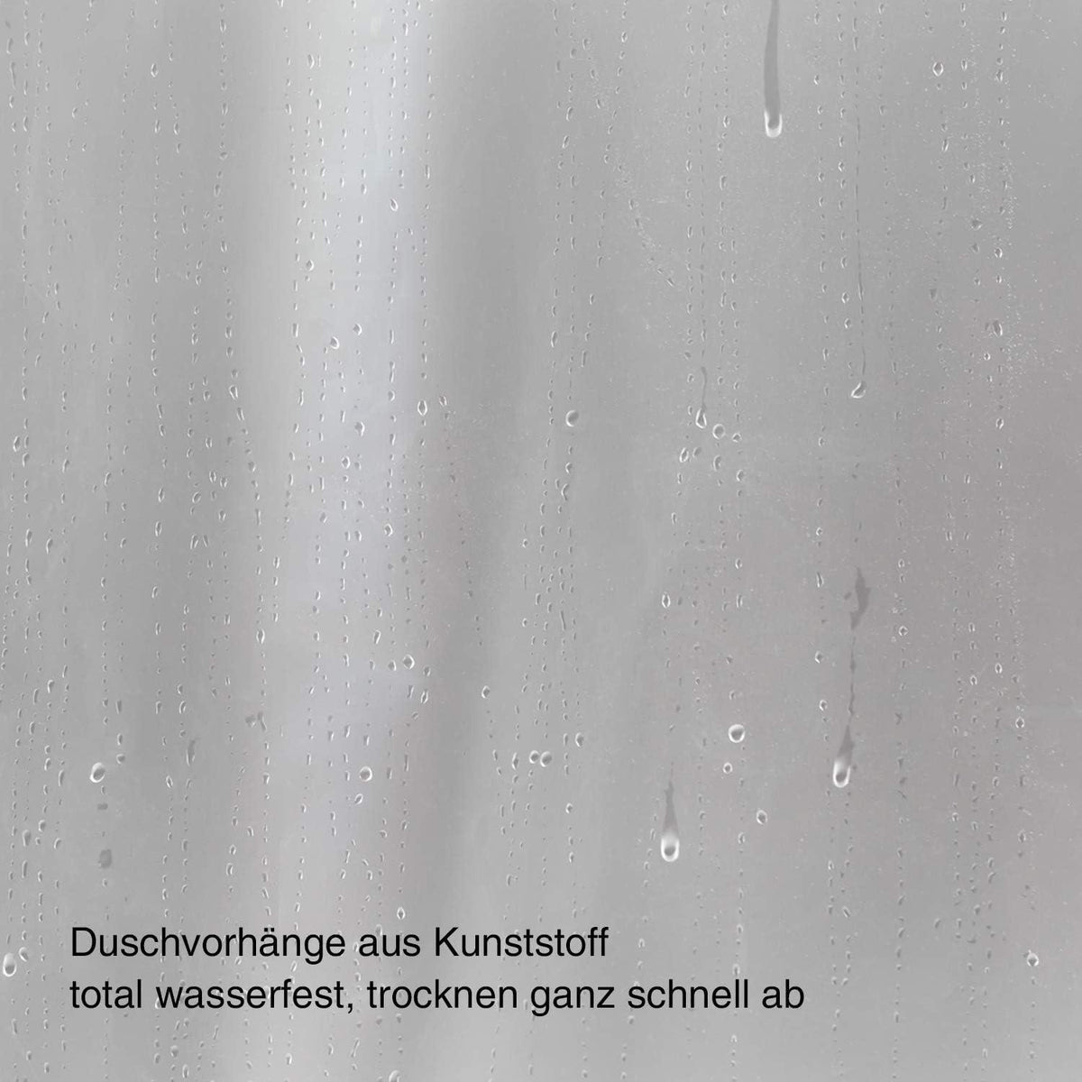Duschvorhang mattglasartig mit Magneten 120x180cm