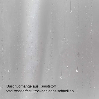 Duschvorhang mattglasartig mit Magneten 120x180cm