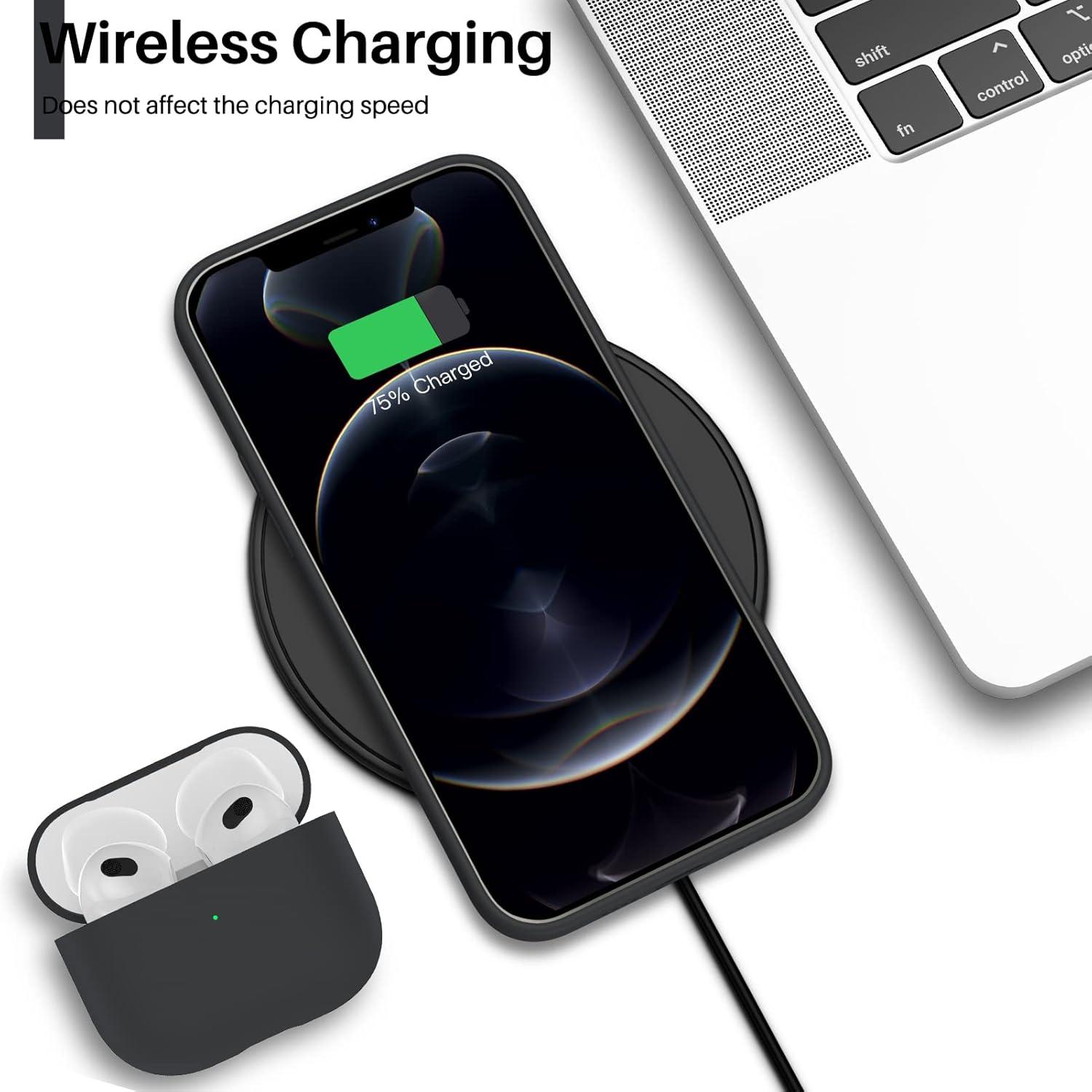 iPhone 12 | 12 Pro 6,1 Silikon Case Ultra Dünn Schwarz