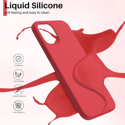 iPhone 12 Mini Silikon Case Ultra Dünn Vollschutz Flüssig Silikon