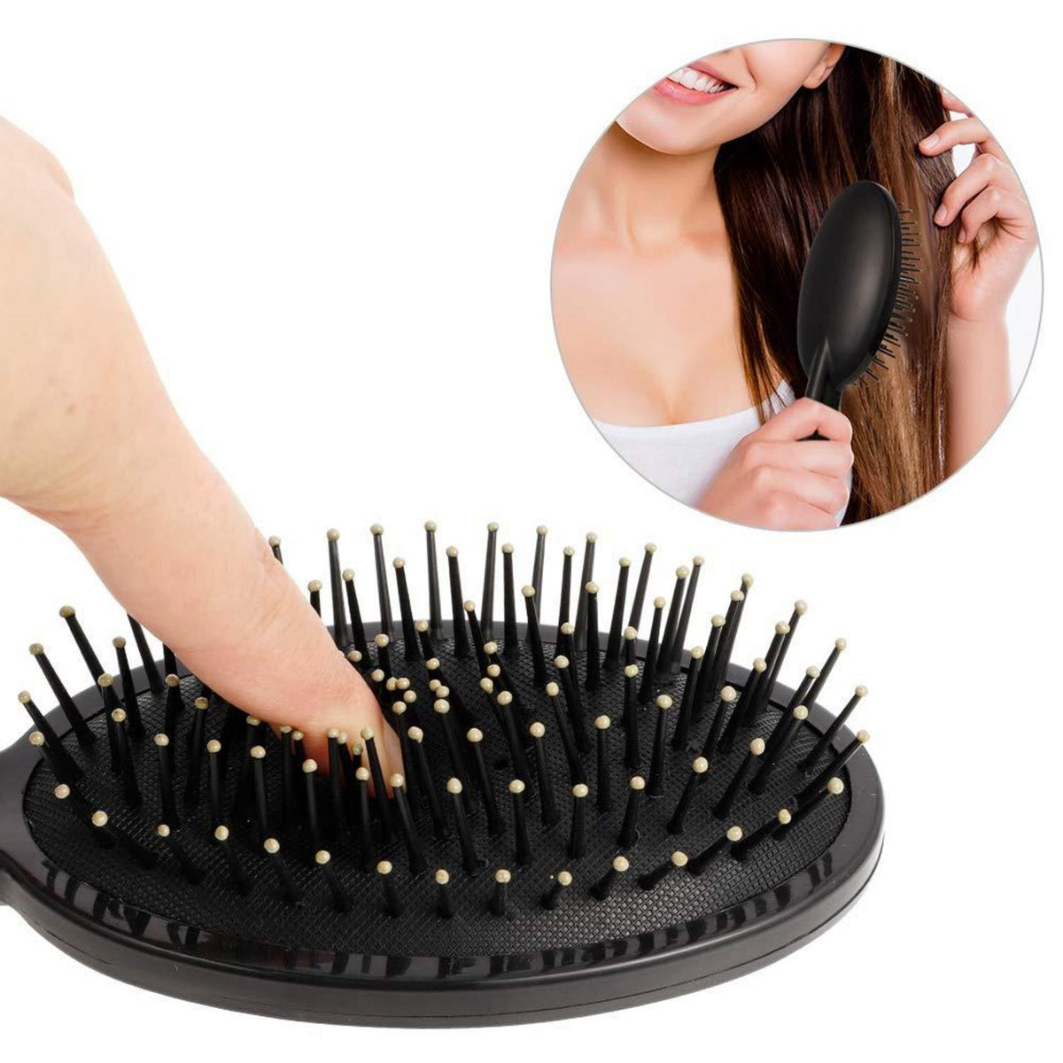 5er Haarbürsten-Set für Frauen und Männer, Antistatische Entwirrungsbürsten für alle Haartypen