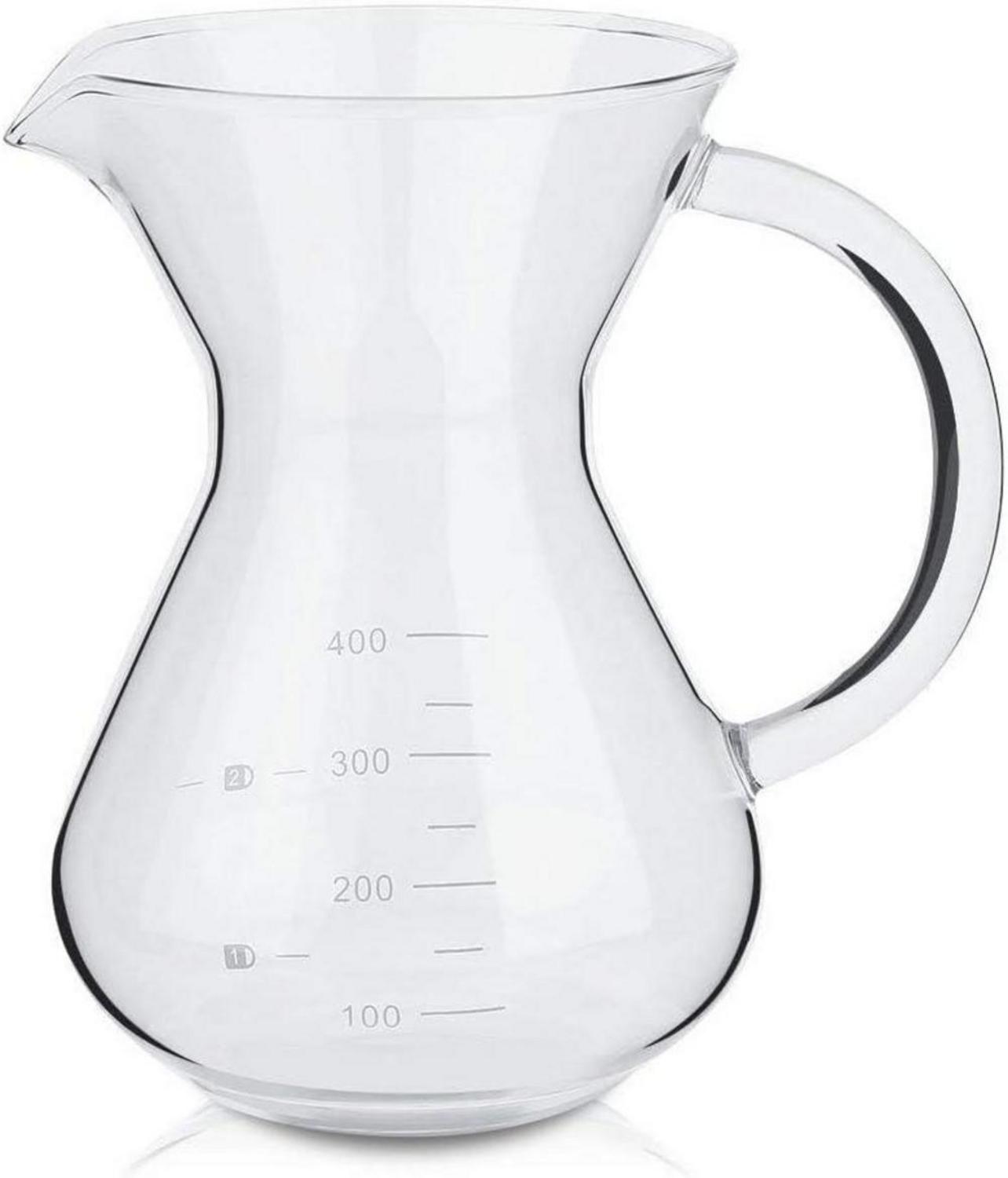 Pour Over Kaffeemaschine mit Glaskaraffe und Edelstahlfilter