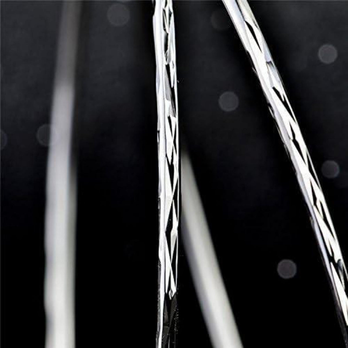 925 Sterling Silber Kreis Creolen 40mm für Damen