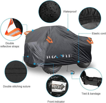 Quad ATV Plane HAYCOVER Schutzhülle 210D Winterfest Staub Regen UV 256x110x120