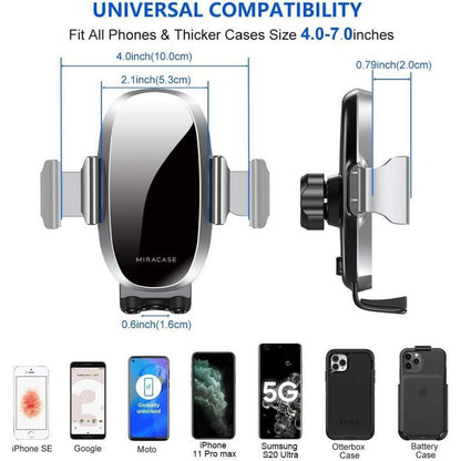 Miracase Handyhalterung Auto 360° Drehbar Lüftung Universale