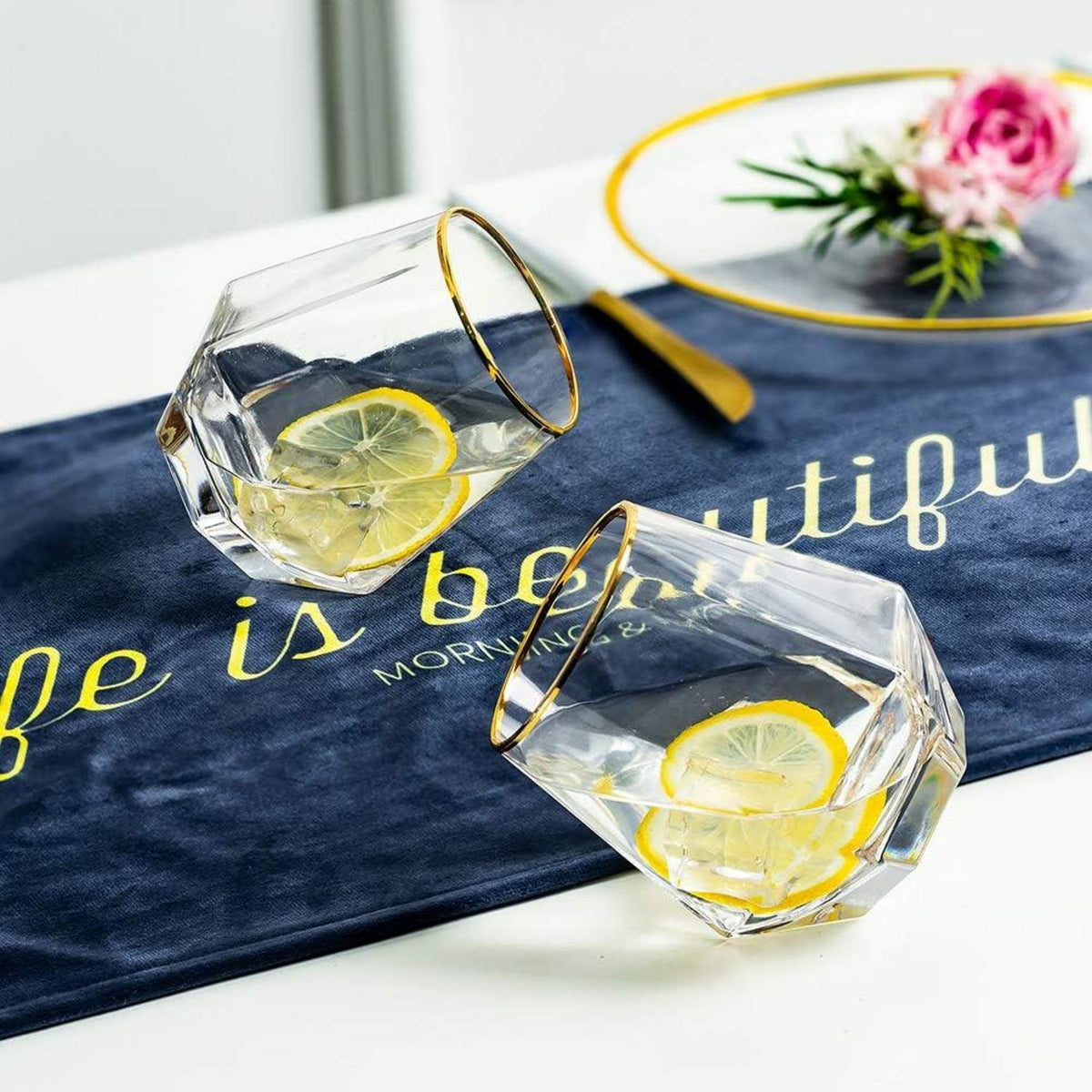 6er-Set Diamond Whisky Glasses 300 Ml Scotchglas Moderner