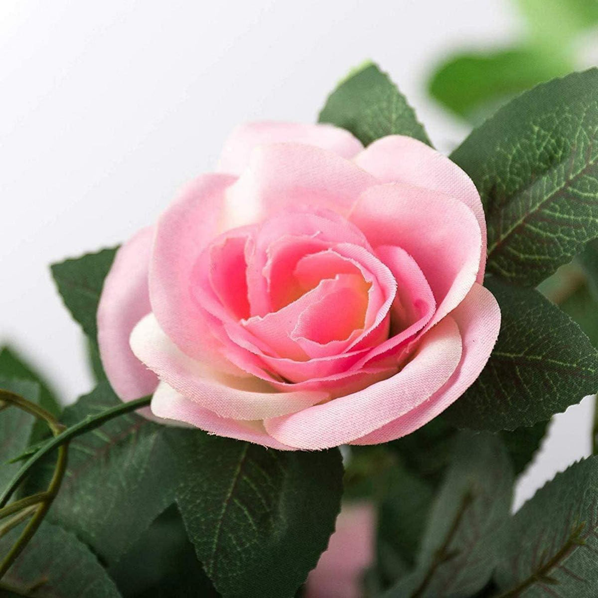 Künstliche Blumengirlanden Rosen Rebe Wanddekoration Hochzeit