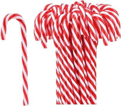 32-teiliges Zuckerstangen Christbaumanhänger Set aus Acryl