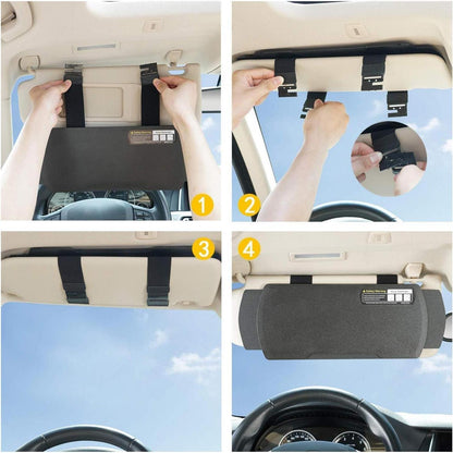 Auto Visier Sonnenschutz Verlängerung Schwarz