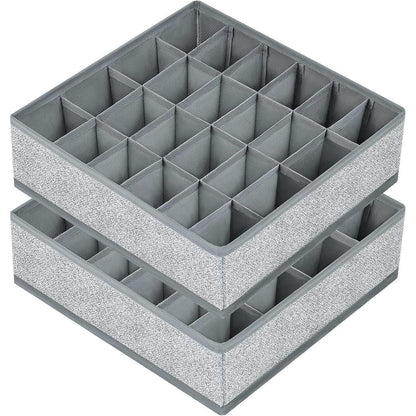 Faltbare Sockenbox mit 24 Fächern – Schubladen-Organizer
