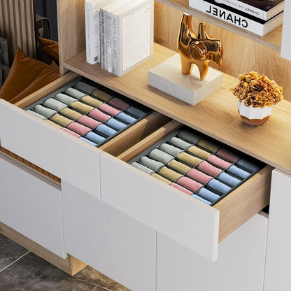 Faltbare Sockenbox mit 24 Fächern – Schubladen-Organizer