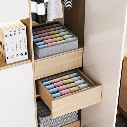 Faltbare Sockenbox mit 24 Fächern – Schubladen-Organizer