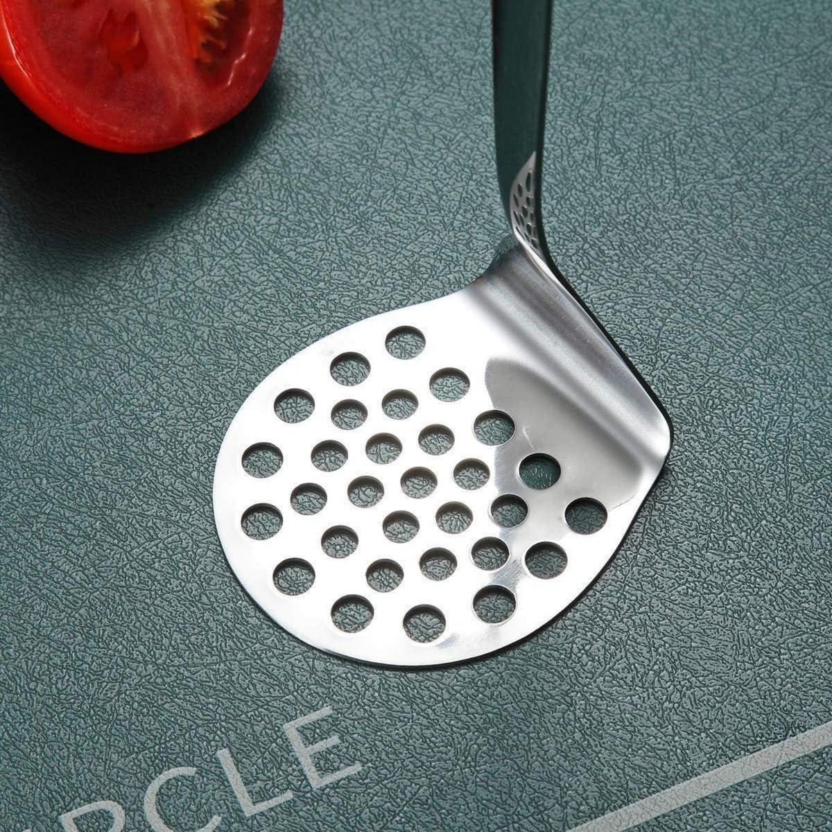 Edelstahl Kartoffelstampfer, Hochleistungs-Metall-Ricer, Vielseitiger Gemüse-Stampfer