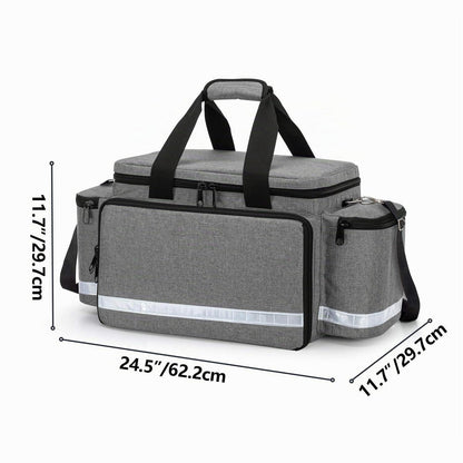 Professionelle Notfalltasche für Rettungskräfte – Grau