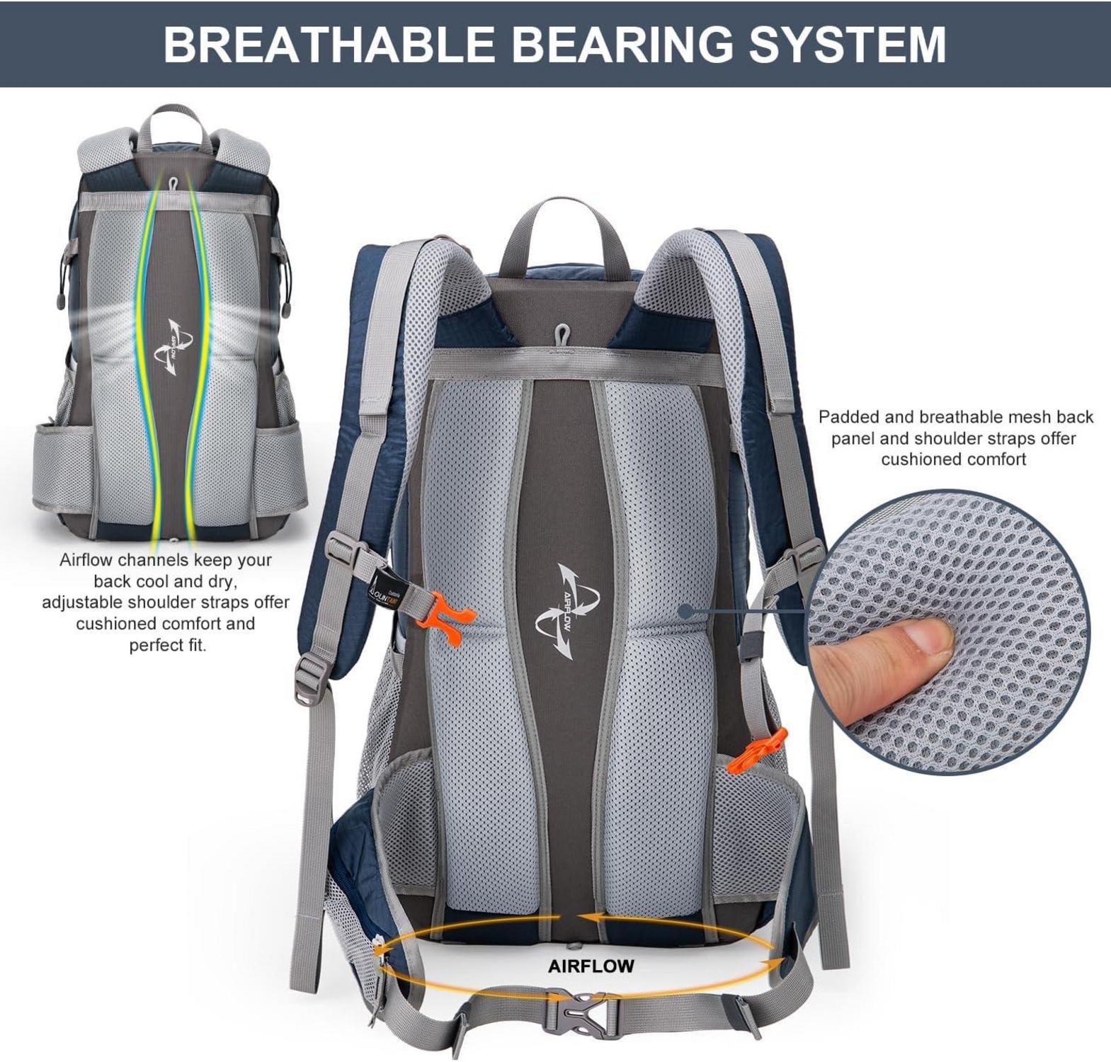 MOUNTAINTOP 40L Wanderrucksack Herren Damen Trekkingrucksack