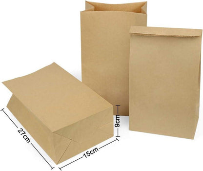 Adventskalender Kraftpapiertüten mit Aufklebern und Klammern