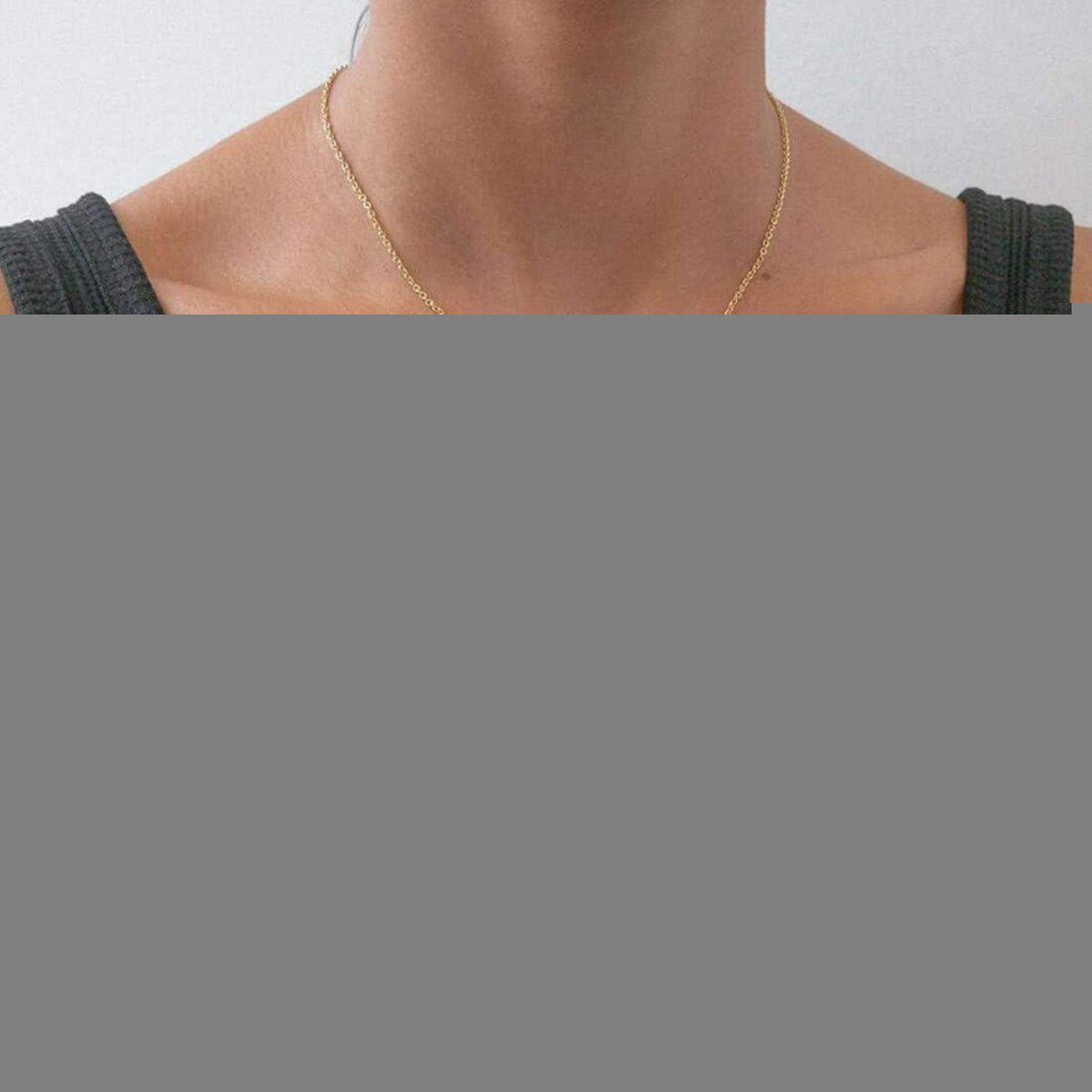 Namenskette Edelstahl 18k Vergoldet Arabisch Personalisiert Damen