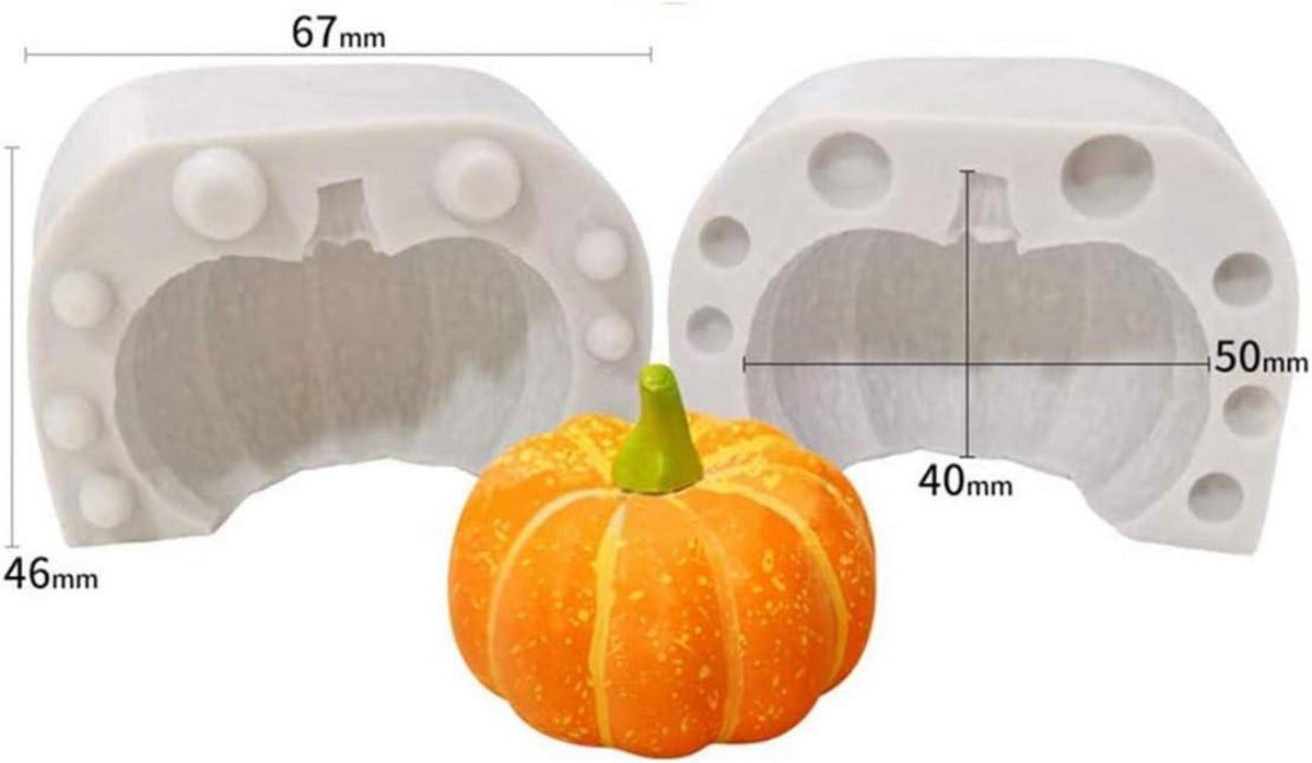 Silikonform Kürbis Kerze Halloween für Seife Schokolade
