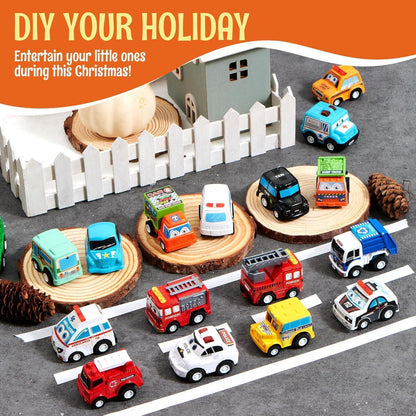 JOYIN 2024 Adventskalender Kinder Weihnachten Countdown Auto
