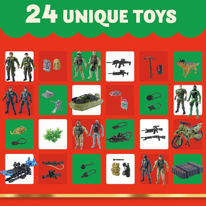 JOYIN 2024 Adventskalender Kinder Weihnachten Militär Armee Mann