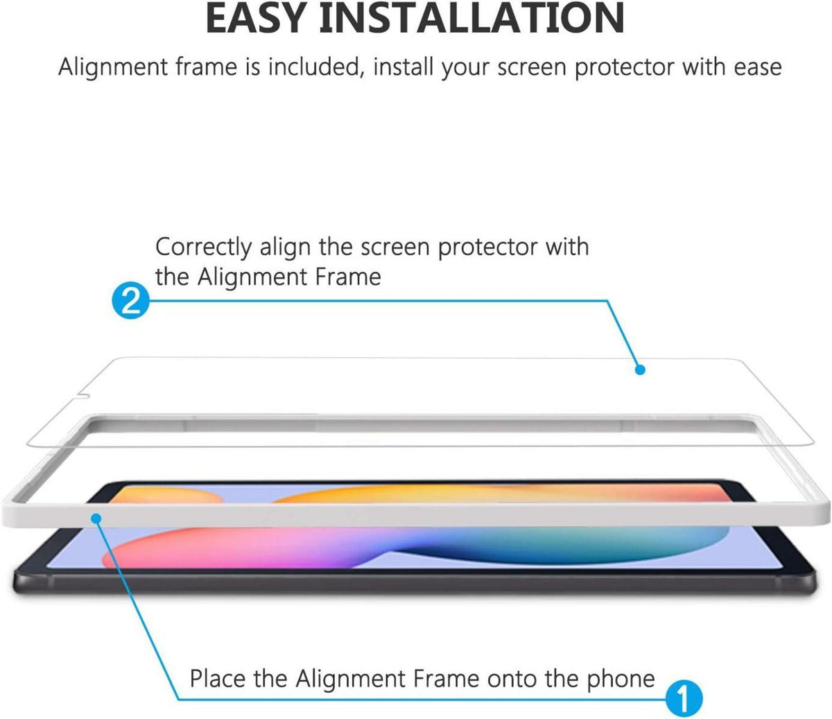 Panzer Schutzfolie für Samsung Galaxy Tab S6 Lite 10.4