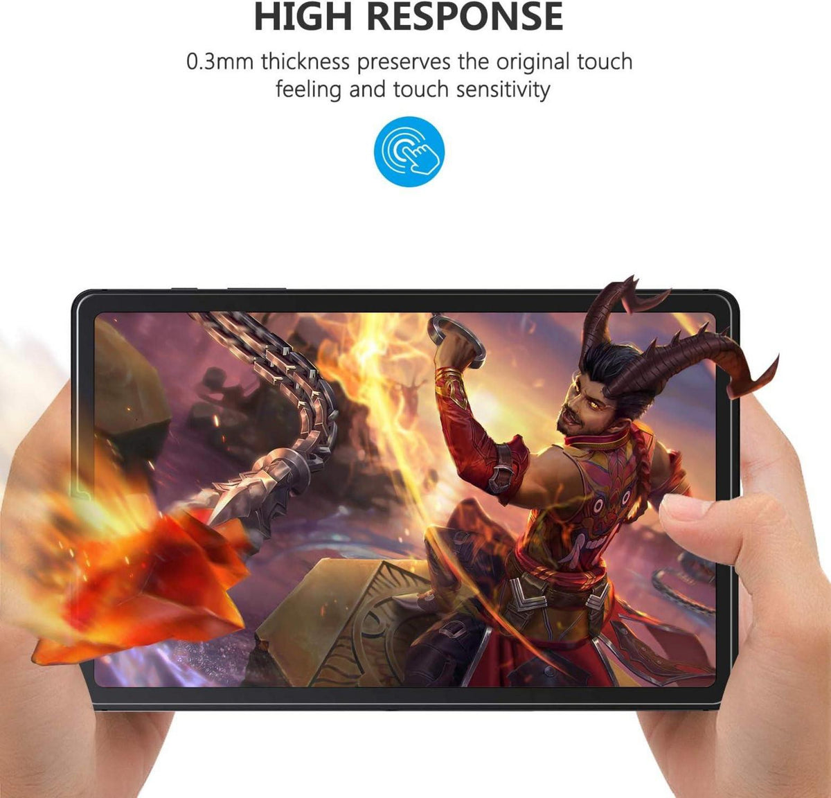 Panzer Schutzfolie für Samsung Galaxy Tab S6 Lite 10.4 Zoll 2024/2022/2020, 9H