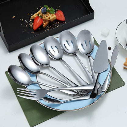 Kyraton Edelstahl Servierset 10-teilig für Hochzeit