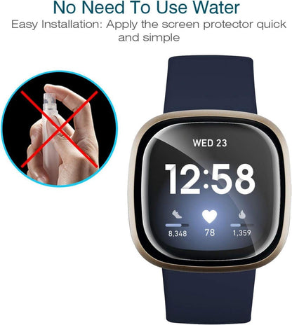 6er Pack Schutzfolie für Fitbit Versa 3 / Sense - Klar HD Weich TPU