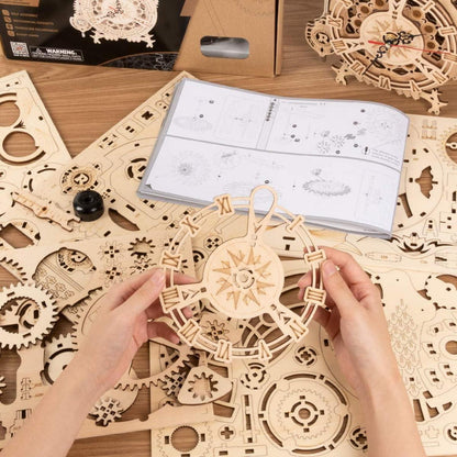 ROKR Owl Clock Modellbausatz Holz 3D Holzpuzzle Erwachsene
