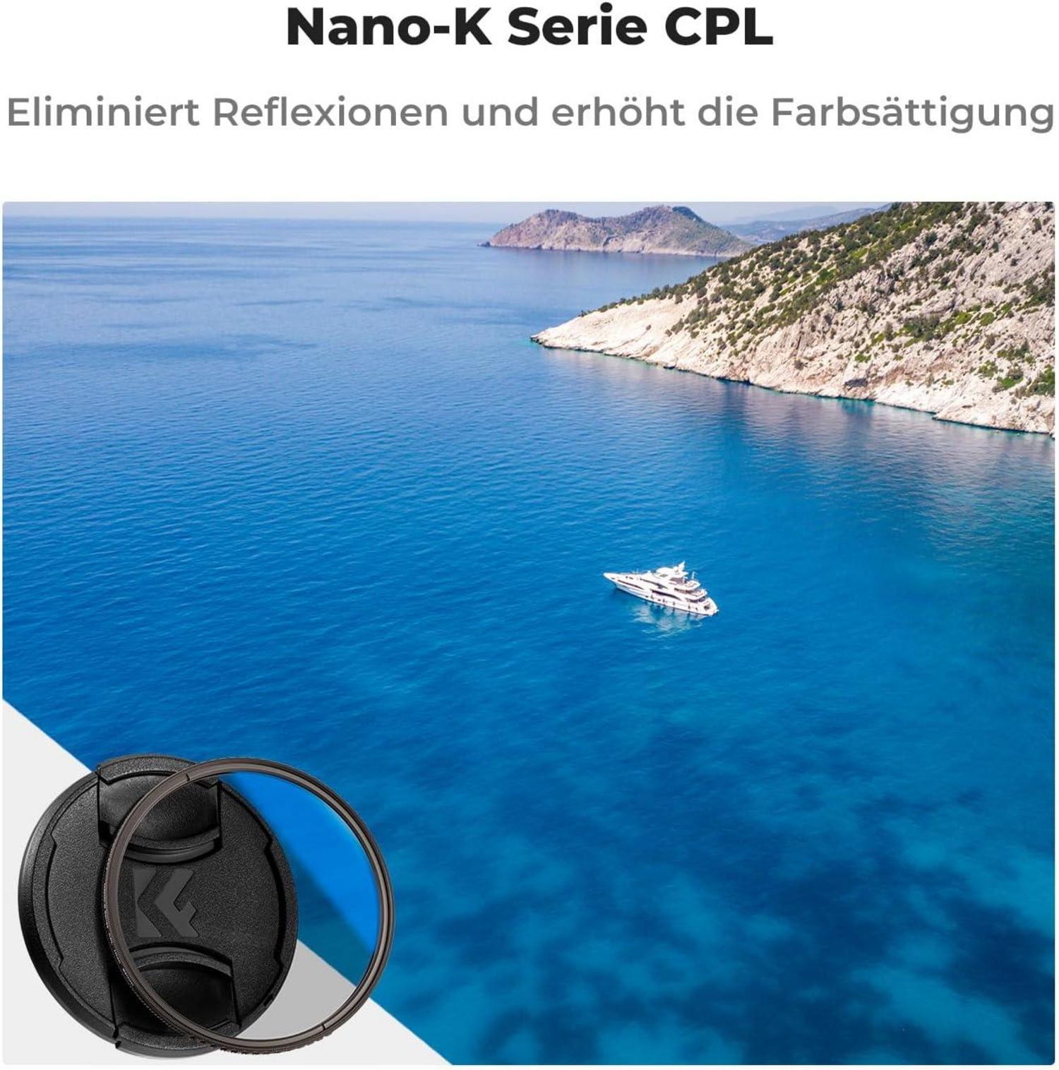 55mm Polfilter CPL Filter mit