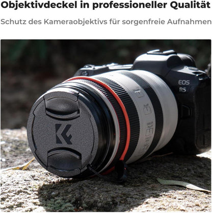55mm UV Filter mit Objektivdeckel und Reinigungstuch, Nano-Beschichtung